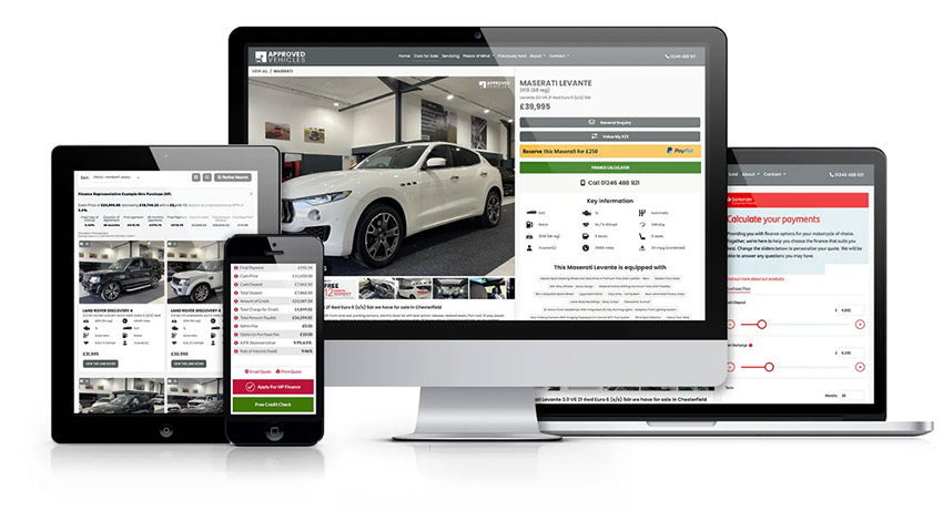 Những lưu ý khi thiết kế website bán ô tô